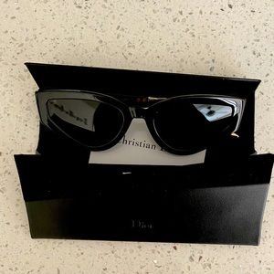 Dior cat style sunglasses.